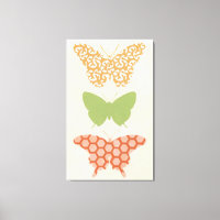 Motifs papillons décoratifs sur Arrière - plan crè