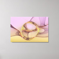 Motions Abstraites Art moderne rose or fractal
