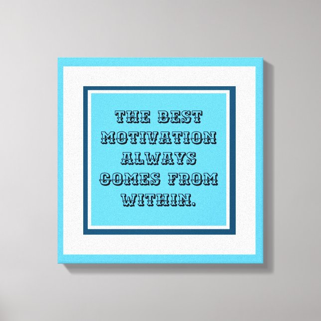 Toile Motivation pour le sport (Recto)