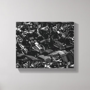 Toile Moto Motorbike Bikers Ride Riders Détails