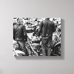 Toile Moto Motorbike Bikers Ride Riders Détails