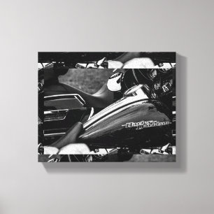 Toile Moto Motorbike Bikers Ride Riders Détails