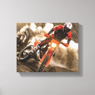 Toile Motocross Rider