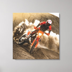 Toile Motocross Rider