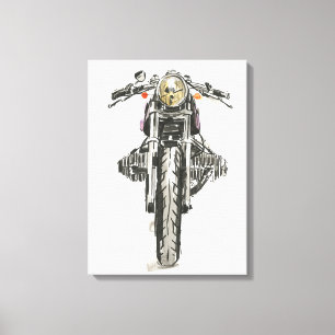 Toile Motocyclette en encre II