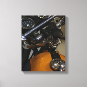 Toile Motorbike Motorcycle Biker Rider Bike