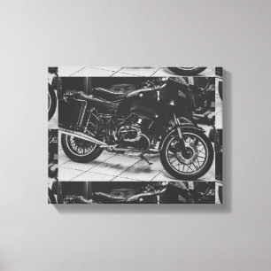 Toile Motorbike Motorcycle Vélo Riker Canvas Imprimer