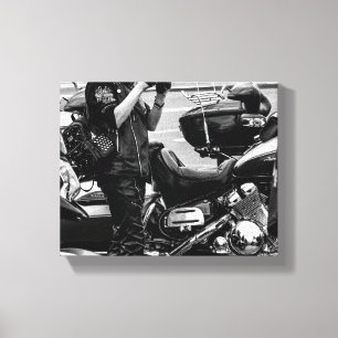 Toile Motorcycle Motorbike Biker Ride Détails sur le cyc