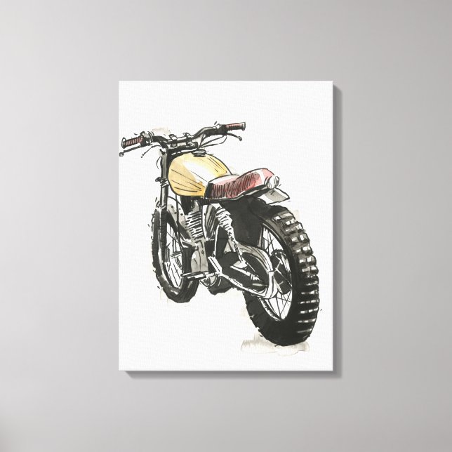 Toile Motos en encre III (Recto)