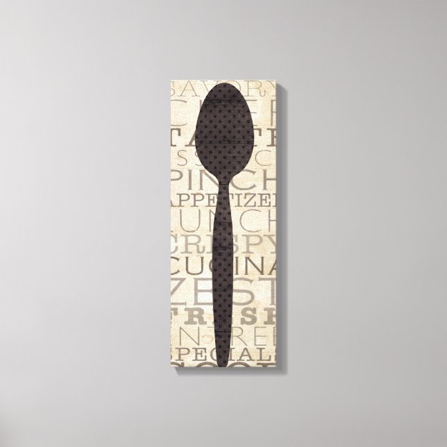 Toile Mots pour la cuisine (Recto)