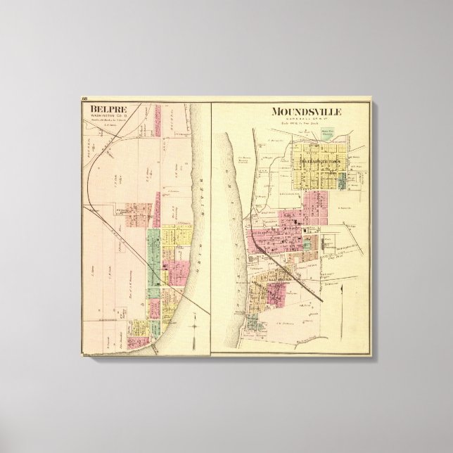 Toile Moundsville, Virginie-Occidentale (Recto)
