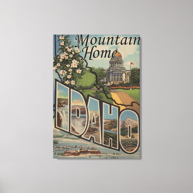 Toile Mountain Home, Idaho - Grandes Scènes (Recto)