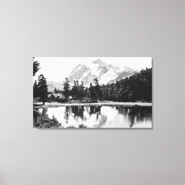 Toile Mt. Shuksan et Mt. Baker Lodge Photographie (Recto)
