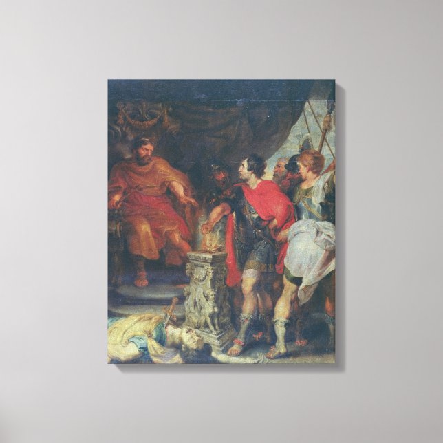 Toile Mucius Scaevola avant Lars Porsena, c.1618-20 (Recto)