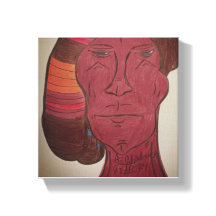 Multiracial Art Stretched Canvas Print