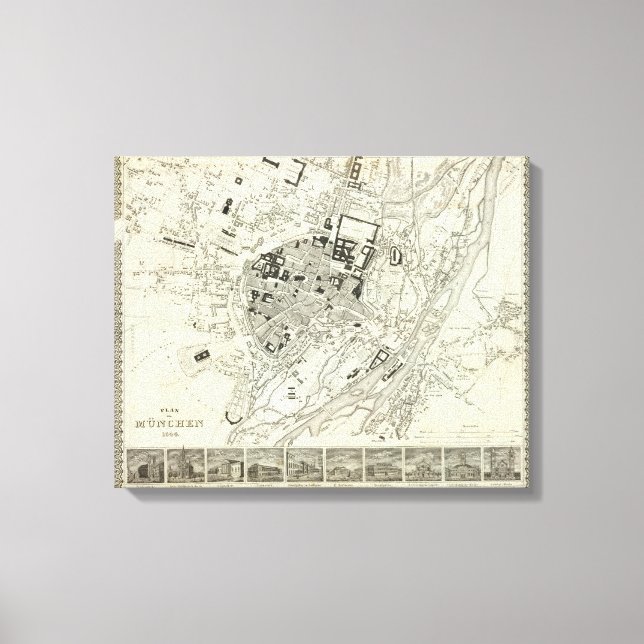 Toile Munich, Allemagne (Recto)