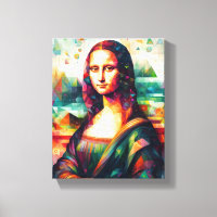 MUR ART Mona Lisa Portrait fine art Peinture