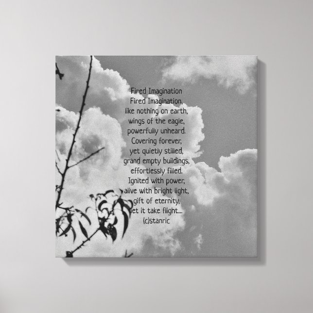 TOILE MUR D'ART ET DE DESIGN DE CANVAS (Recto)