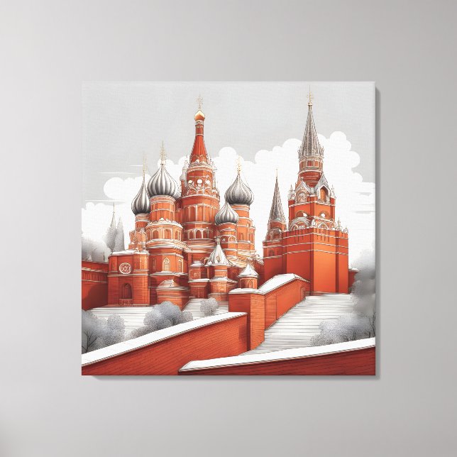 Toile Mur du Kremlin (Recto)
