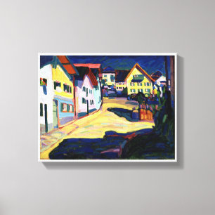 Toile Murnau, Burggrabenstrasse 1 (1908) de Wassily Kand