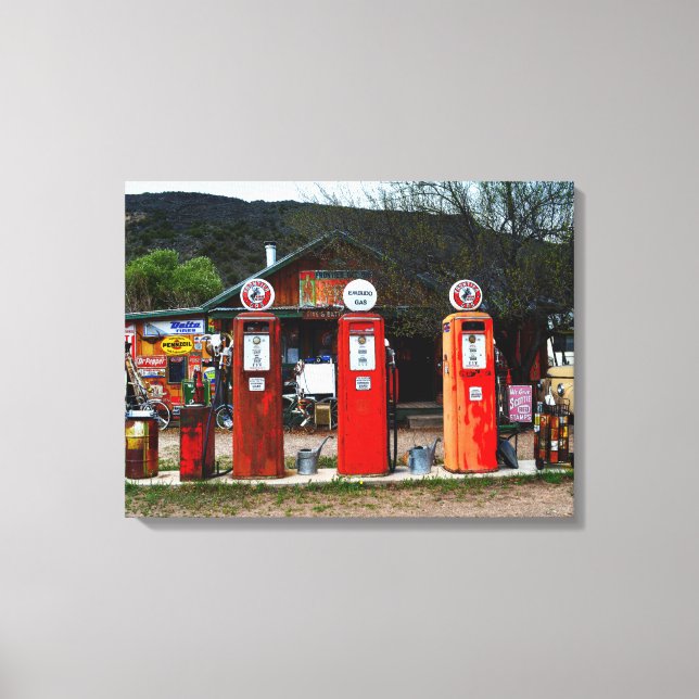 Toile Musée du gaz classique, Nouveau-Mexique (Recto)