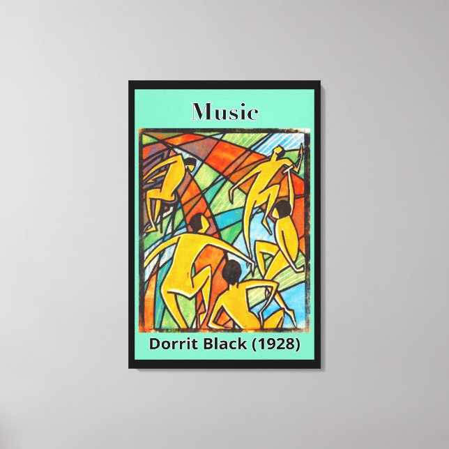 Toile Musique de Dorrit Black (1928) (Recto)