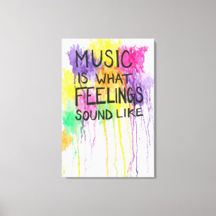 Toile Musique et sentiments