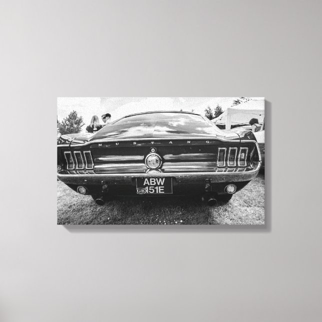 Toile "Mustang Classique" - Tirages de toile/peintures m (Recto)
