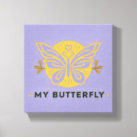 My Butterfly Canvas Wall Art