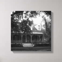 Toile Myrtles Plantation en noir et blanc