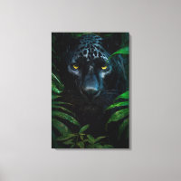 Mystérieux Black Panther Jungle Faune Design