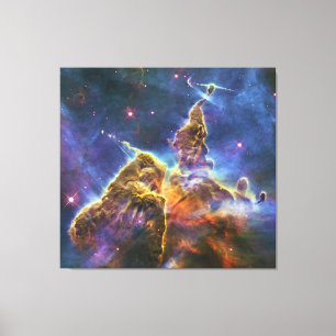 Toile Mystic Mountain Carina Nebula HH 901 HH 902
