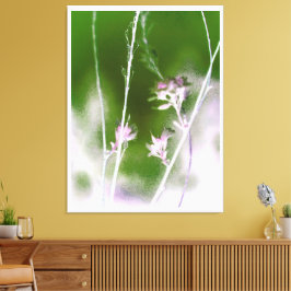 Toile Mystical Forest Bloom – Boho Flowers & Trees