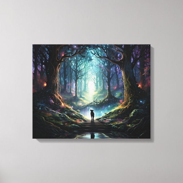 Toile "Mystical Great Dane" (Recto)