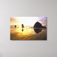 N.A., États-Unis, Oregon, Coucher de soleil à Cann
