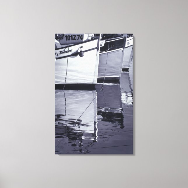 Toile NA, Canada, Nouvelle-Écosse, Digby. Bateaux de pêc (Recto)