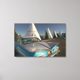 Toile NA, États-Unis, Arizona, Holbrook Route 66, Wigwam