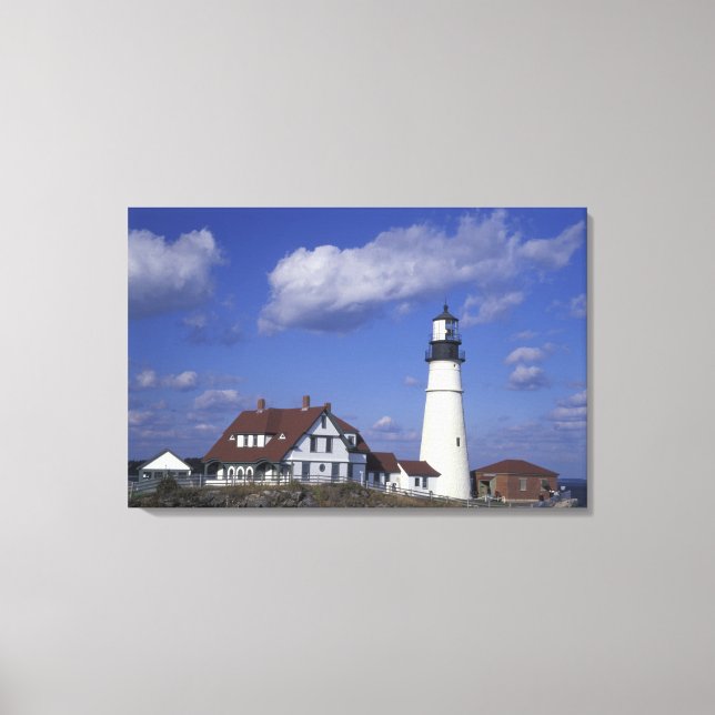 Toile NA, USA, Maine, près de Portland, Portland Head (Recto)