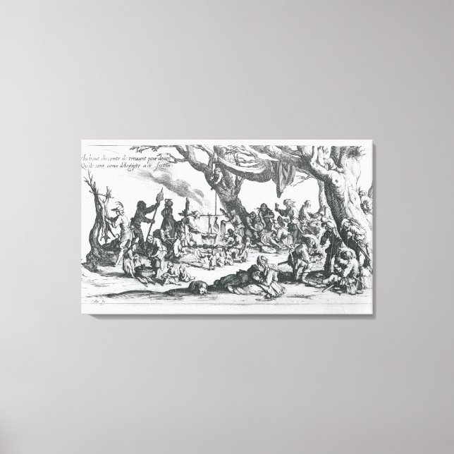 Toile Naissance dans un camp de Tsiganes (Recto)