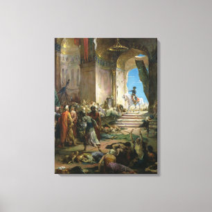 Toile Napoleon Bonaparte dans la mosquée grande au Cair