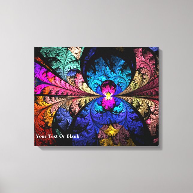 Toile Narcisse fractal (Recto)