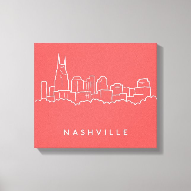 Toile Nashville Skyline (Recto)