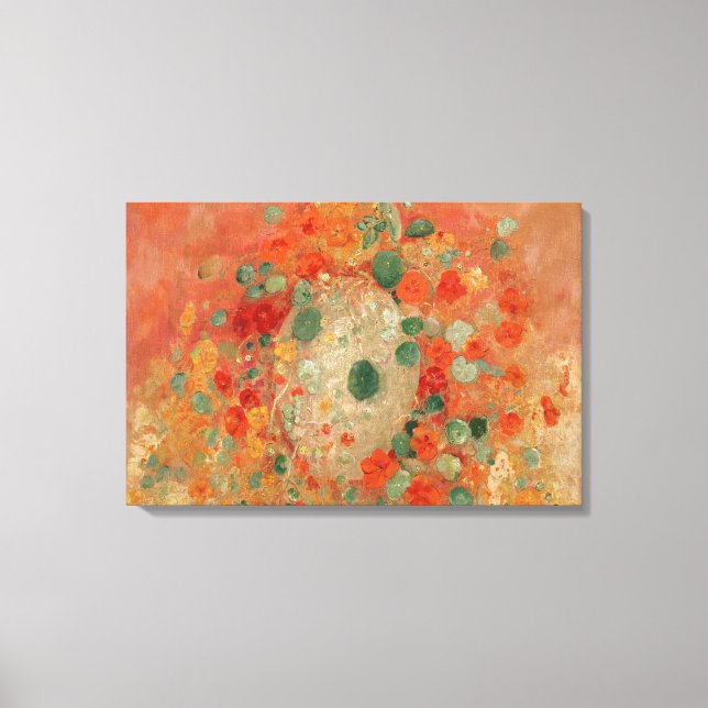 Toile Nasturtiums par Odilon Redon (Recto)