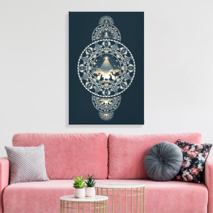 Toile Nativité Étoile Sainte de Merveilleuse Mandala orn