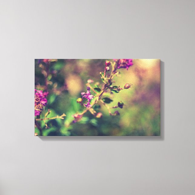 Toile Nature estivale violette (Recto)