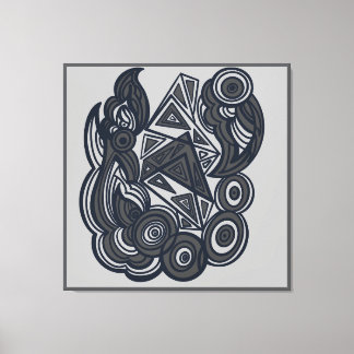 Toile Nature et Geometry