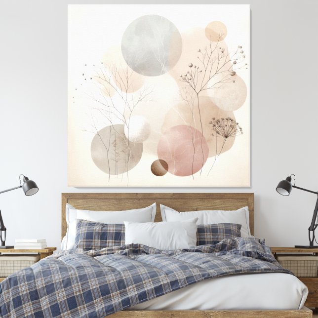 Toile Nature éthérée : Wabi Sabi Art (Insitu(Chambre))
