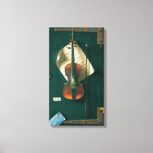 Toile Nature morte à la vieille guitare de William Micha