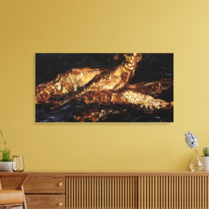 Toile Nature morte avec bloaters par Vincent van Gogh