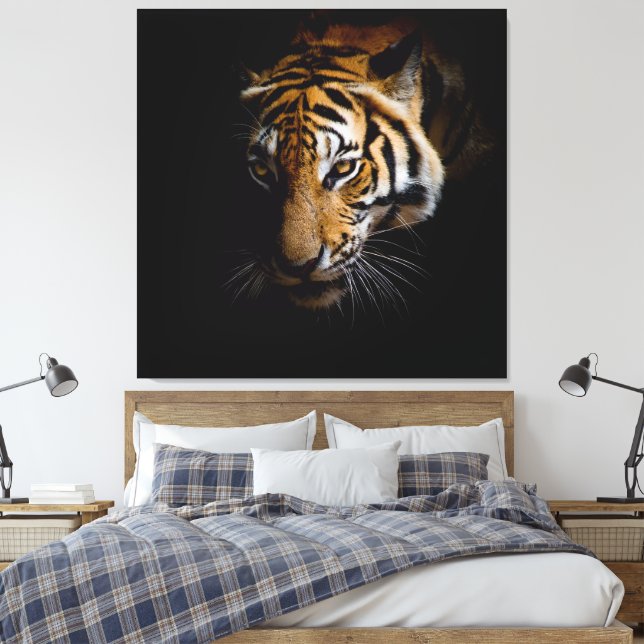 Toile Nature's Wild Animals - Tiger Canvas (Insitu(Chambre))